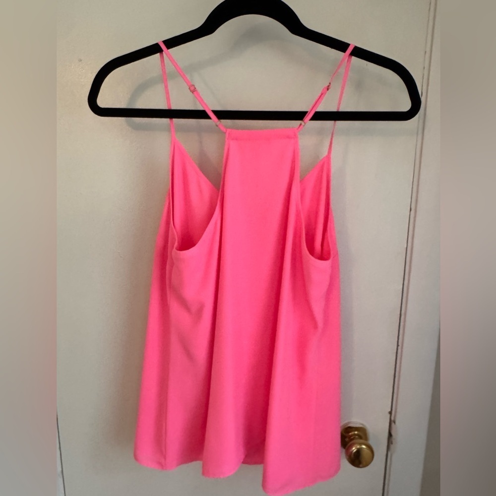 Lilly Pulitzer Dusk Tank Pink Camisole V-Neck Racerback Top Size Small S - Picture 4 of 7
